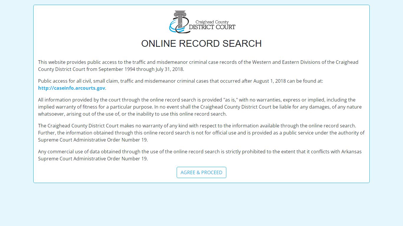 Craighead District Court Ticket Search - Craighead County District Court